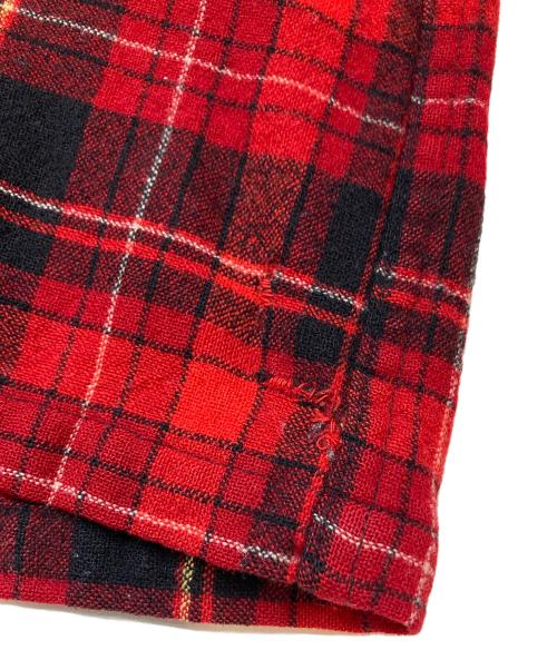 PENDLETON（ペンドルトン）PENDLETON (ペンドルトン) ウールチェックネルシャツ レッド×ブラック サイズ:Mの古着・服飾アイテム