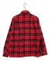 PENDLETON (ペンドルトン) ウールチェックネルシャツ レッド×ブラック サイズ:M：4000円