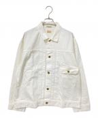 Attick by John bullアティックバイジョンブル）の古着「デニムトラッカージャケット」｜ホワイト