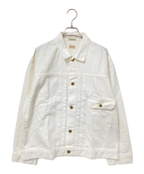 Attick by John bull（アティックバイジョンブル）Attick by John bull (アティックバイジョンブル) デニムトラッカージャケット ホワイト サイズ:F 未使用品の古着・服飾アイテム