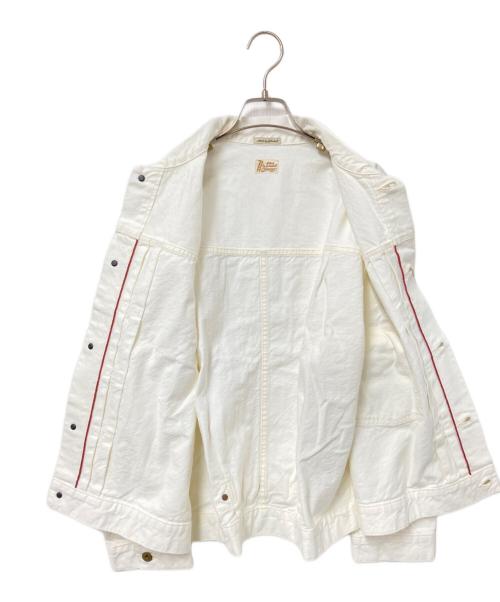 Attick by John bull（アティックバイジョンブル）Attick by John bull (アティックバイジョンブル) デニムトラッカージャケット ホワイト サイズ:F 未使用品の古着・服飾アイテム