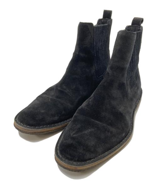 Saint Laurent Paris（サンローランパリ）Saint Laurent Paris (サンローランパリ) スウェードサイドゴアシューズ ブラック サイズ:40の古着・服飾アイテム