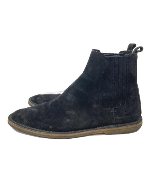 Saint Laurent Paris（サンローランパリ）Saint Laurent Paris (サンローランパリ) スウェードサイドゴアシューズ ブラック サイズ:40の古着・服飾アイテム