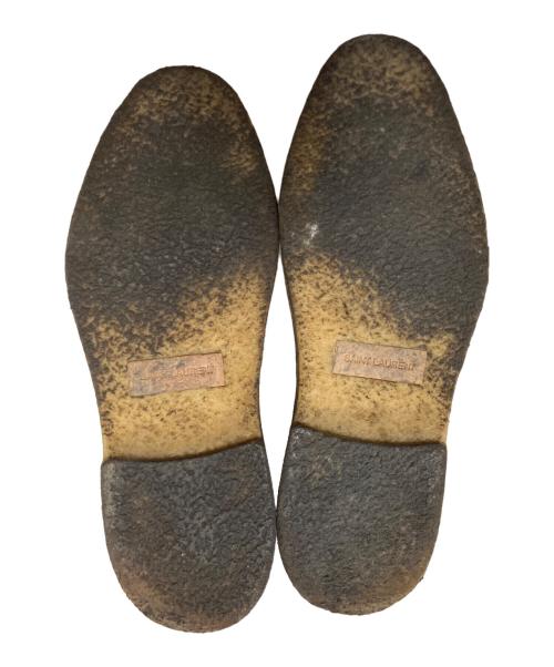 Saint Laurent Paris（サンローランパリ）Saint Laurent Paris (サンローランパリ) スウェードサイドゴアシューズ ブラック サイズ:40の古着・服飾アイテム