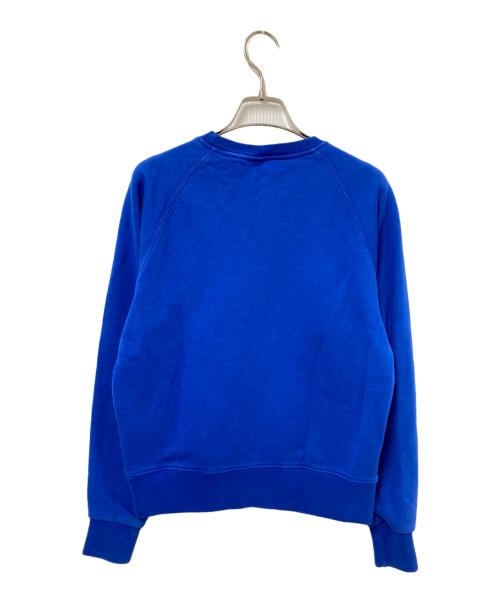 maison kitsune（メゾンキツネ）maison kitsune (メゾンキツネ) Tricolor Fox Patch Sweatshirts ブルー サイズ:Sの古着・服飾アイテム