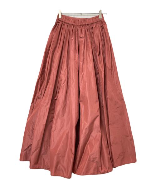 TOMORROW LAND（トゥモローランド）TOMORROW LAND (トゥモローランド) マイクロタフタ ボリュームマキシスカート ピンク サイズ:34の古着・服飾アイテム