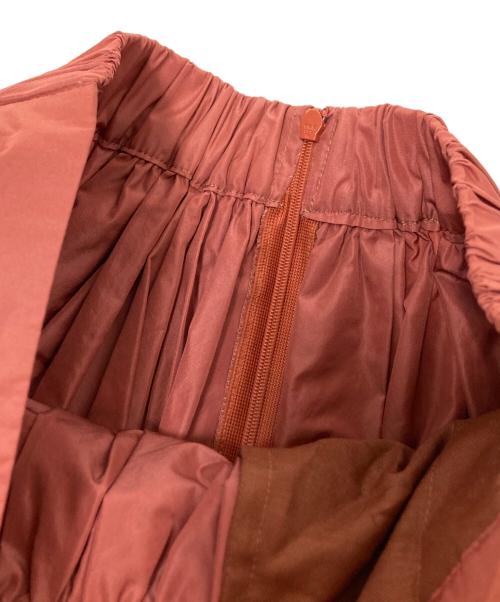 TOMORROW LAND（トゥモローランド）TOMORROW LAND (トゥモローランド) マイクロタフタ ボリュームマキシスカート ピンク サイズ:34の古着・服飾アイテム