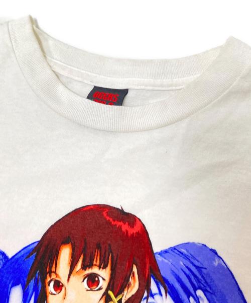 GEEKS RULE（ギークスルール）GEEKS RULE (ギークスルール) serial experiments lain (シリアルエクスペリメンツレイン) SILKSCREEN PRINTING T SHIRT vol.03 ホワイト サイズ:Mの古着・服飾アイテム
