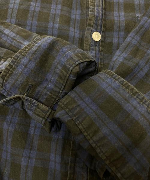 stussy（ステューシー）stussy (ステューシー) チェックシャツ ブルー×ブラック サイズ:Mの古着・服飾アイテム