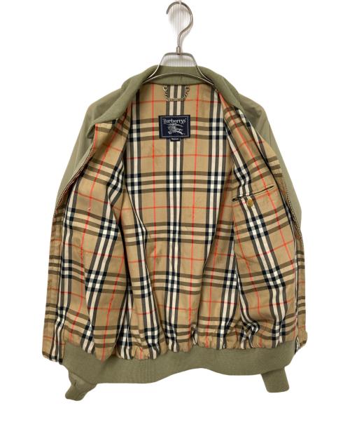 Burberry's（バーバリー）Burberry's (バーバリーズ) 裏地ノバチェックブルゾン オリーブ サイズ:Mの古着・服飾アイテム