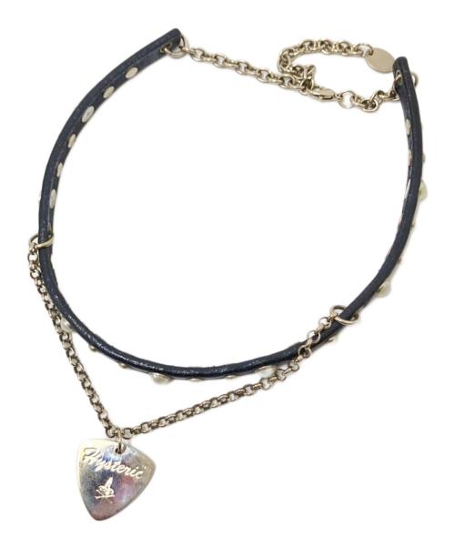 Hysteric Glamour（ヒステリックグラマー）Hysteric Glamour (ヒステリックグラマー) PICKレザーチョーカー ブラック サイズ:下記参照の古着・服飾アイテム
