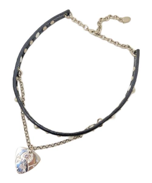 Hysteric Glamour（ヒステリックグラマー）Hysteric Glamour (ヒステリックグラマー) PICKレザーチョーカー ブラック サイズ:下記参照の古着・服飾アイテム