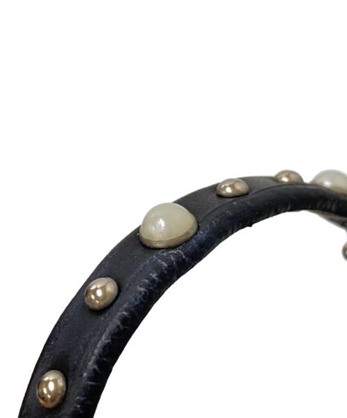 Hysteric Glamour（ヒステリックグラマー）Hysteric Glamour (ヒステリックグラマー) PICKレザーチョーカー ブラック サイズ:下記参照の古着・服飾アイテム