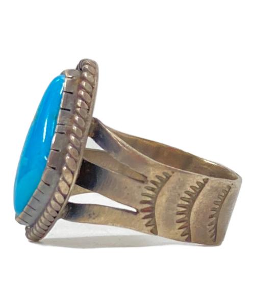 HF SILVER CRAFT（エイチエフシルバークラフト）HF SILVER CRAFT (エイチエフシルバークラフト) ターコイズリング ブルー サイズ:21号の古着・服飾アイテム