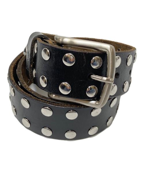 stussy（ステューシー）stussy (ステューシー) レザーベルト ブラック サイズ:下記参照の古着・服飾アイテム