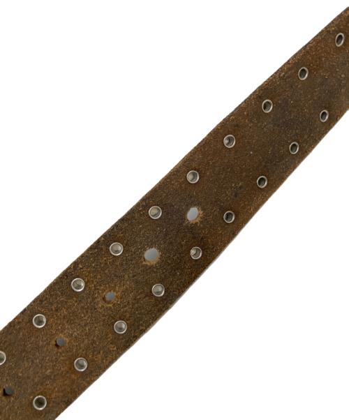 stussy（ステューシー）stussy (ステューシー) レザーベルト ブラック サイズ:下記参照の古着・服飾アイテム