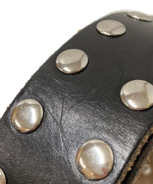 stussy（ステューシー）stussy (ステューシー) レザーベルト ブラック サイズ:下記参照の古着・服飾アイテム