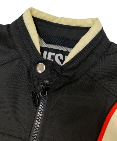 DIESEL（ディーゼル）DIESEL (ディーゼル) J-BLINK レーシングジャケット ベージュ×ブラック サイズ:Sの古着・服飾アイテム