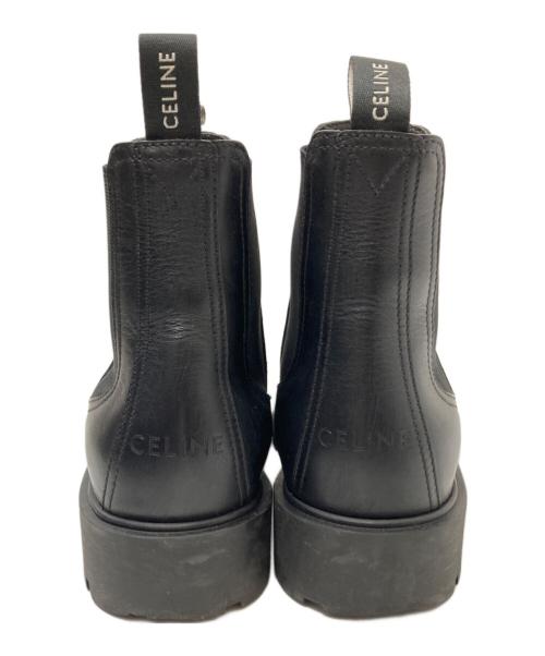 CELINE（セリーヌ）CELINE (セリーヌ) マーガレット チェルシーブーツ ブラック サイズ:41の古着・服飾アイテム