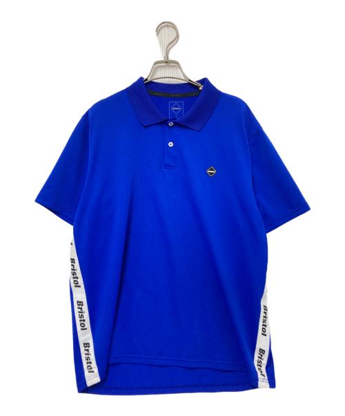 F.C.R.B.（エフシーレアルブリストル）F.C.R.B. (エフシーレアルブリストル) S/S TEAM POLO ブルー サイズ:Lの古着・服飾アイテム