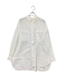 MAISON SPECIAL（メゾンスペシャル）の古着「アシンメトリービッグシャツ」｜ホワイト