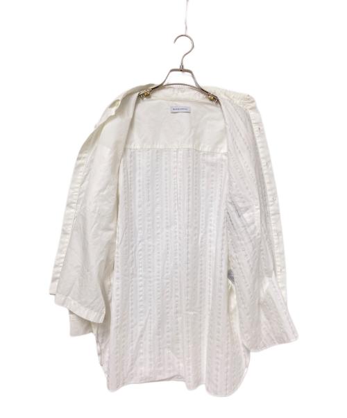 MAISON SPECIAL（メゾンスペシャル）MAISON SPECIAL (メゾンスペシャル) アシンメトリービッグシャツ ホワイト サイズ:Fの古着・服飾アイテム