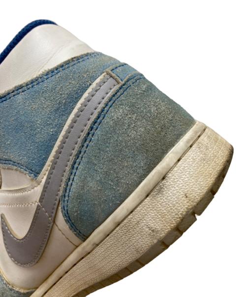 NIKE（ナイキ）NIKE (ナイキ) Air Jordan 1 MID ホワイト×ブルー サイズ:26.0cmの古着・服飾アイテム