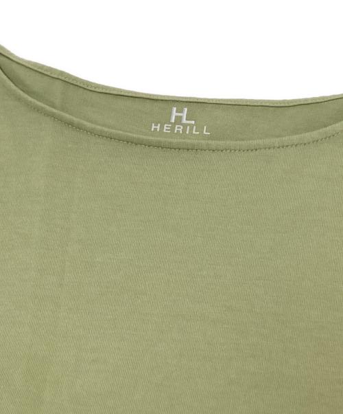 HERILL（ヘリル）HERILL (ヘリル) Double L T-shirt カーキ サイズ:2の古着・服飾アイテム