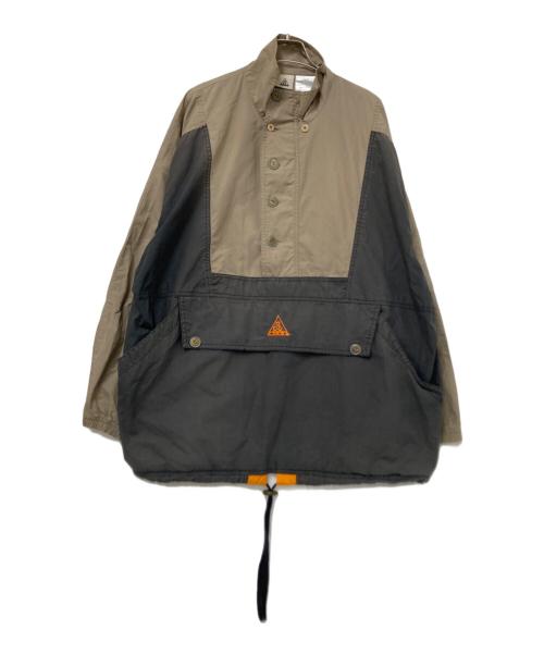 NIKE ACG（ナイキエーシージー）NIKE ACG (ナイキエージーシー) アノラックパーカー ベージュ×ブラック サイズ:Lの古着・服飾アイテム
