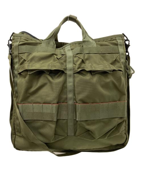 BRIEFING（ブリーフィング）BRIEFING (ブリーフィング) BEAMS PLUS (ビームスプラス) COCKPITBAG オリーブ サイズ:下記参照の古着・服飾アイテム
