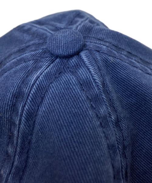 POLO RALPH LAUREN（ポロ・ラルフローレン）POLO RALPH LAUREN (ポロ・ラルフローレン) アップリケドツイルボールキャップ ネイビー サイズ:下記参照の古着・服飾アイテム