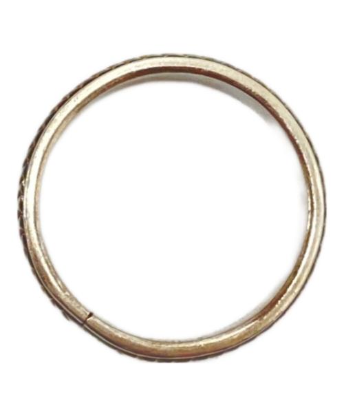 Bruce Morgan（ブルースモーガン）Bruce Morgan (ブルースモーガン) 4Kストライププレーン コンビリング シルバー サイズ:実寸21号の古着・服飾アイテム