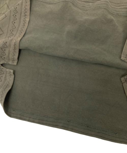 stussy（ステューシー）stussy (ステューシー) 総柄ポロシャツ グレー サイズ:Lの古着・服飾アイテム