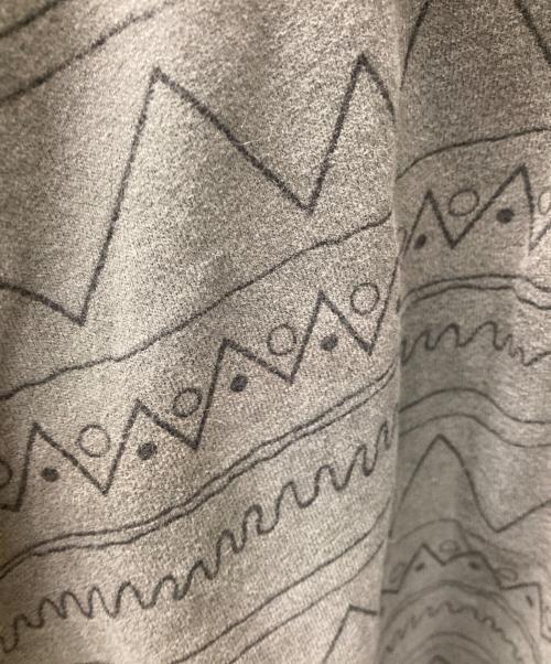 stussy（ステューシー）stussy (ステューシー) 総柄ポロシャツ グレー サイズ:Lの古着・服飾アイテム