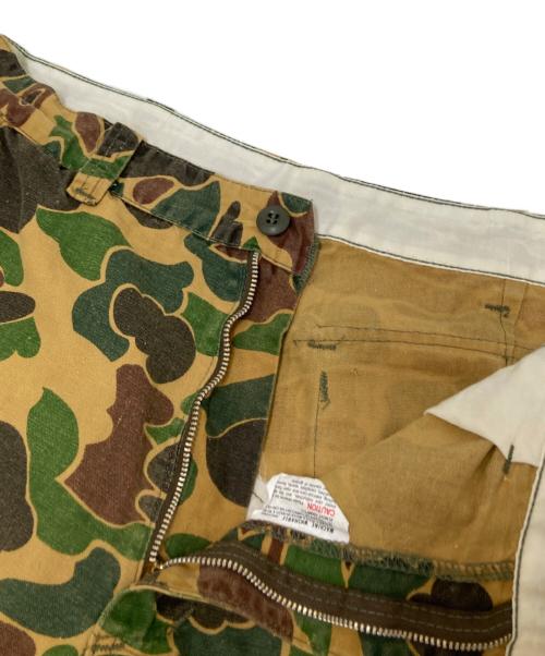 SAFTBAK（サフトバック）SAFTBAK (サフトバック) ハンティングカモ柄パンツ ブラウン×オリーブ サイズ:下記参照の古着・服飾アイテム