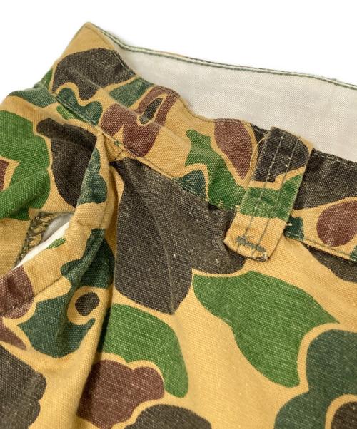 SAFTBAK（サフトバック）SAFTBAK (サフトバック) ハンティングカモ柄パンツ ブラウン×オリーブ サイズ:下記参照の古着・服飾アイテム