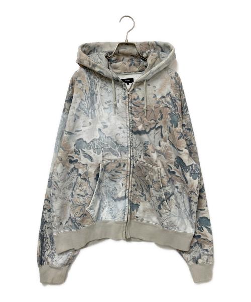 BEAMS（ビームス）BEAMS (ビームス) フェードカモ ジップアップ フーディ ベージュ サイズ:Lの古着・服飾アイテム