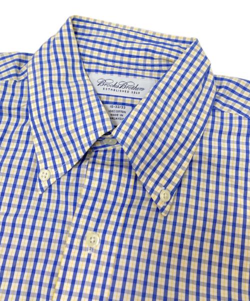 BROOKS BROTHERS（ブルックスブラザーズ）BROOKS BROTHERS (ブルックスブラザーズ) チェックシャツ ブルー サイズ:15-32/33の古着・服飾アイテム
