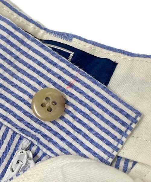 POLO RALPH LAUREN（ポロ・ラルフローレン）POLO RALPH LAUREN (ポロ・ラルフローレン) シアサッカー ストライプパンツ ブルー サイズ:32/34の古着・服飾アイテム