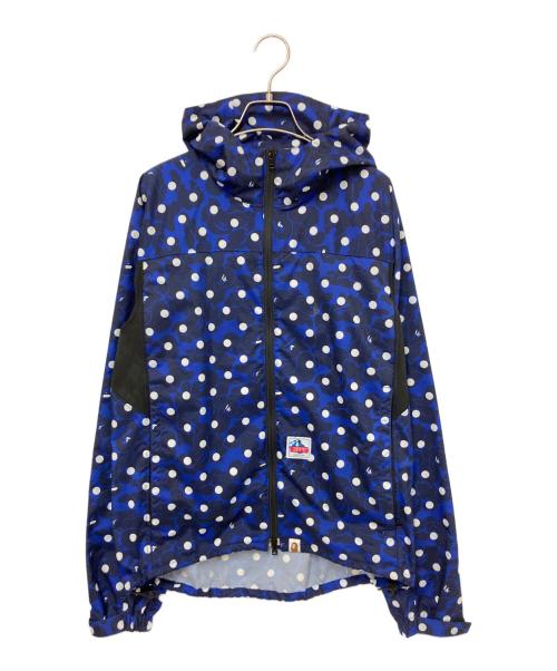 A BATHING APE（アベイシングエイプ）A BATHING APE (ア ベイシング エイプ) ドットフーディーマウンテンパーカ ブルー サイズ:Mの古着・服飾アイテム