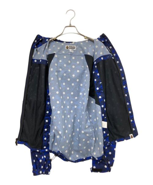 A BATHING APE（アベイシングエイプ）A BATHING APE (ア ベイシング エイプ) ドットフーディーマウンテンパーカ ブルー サイズ:Mの古着・服飾アイテム