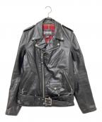 Schottショット）の古着「ダブルライダースジャケット」｜ブラック