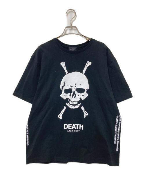 LAST NEST（ラストネスト）LAST NEST (ラストネスト) DEATH SKULL Tシャツ ブラック サイズ:Mの古着・服飾アイテム
