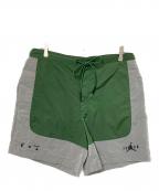 OFFWHITE×JORDANオフホワイト×ジョーダン）の古着「AS M J OW BAGGY SHORT」｜グレー×グリーン