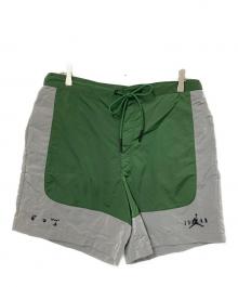 OFFWHITE×JORDAN（オフホワイト×ジョーダン）の古着「AS M J OW BAGGY SHORT」｜グレー×グリーン