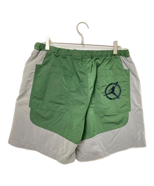 OFFWHITE（オフホワイト）OFFWHITE (オフホワイト) AS M J OW BAGGY SHORT グレー×グリーン サイズ:XLの古着・服飾アイテム
