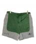 OFFWHITE（オフホワイト）の古着「AS M J OW BAGGY SHORT」｜グレー×グリーン