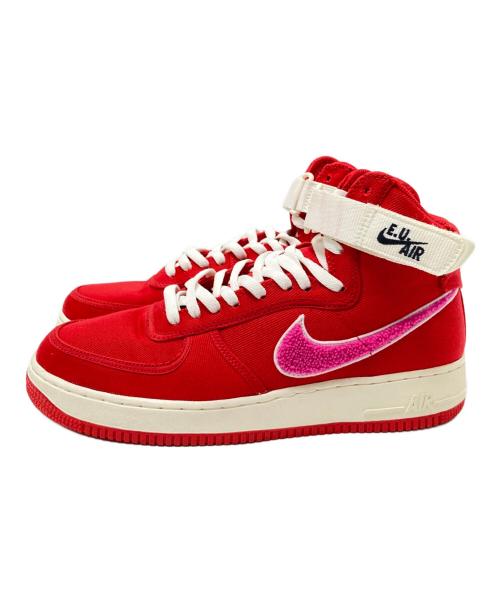 NIKE（ナイキ）NIKE (ナイキ) EMOTIONALLY UNAVAILABLE (エモーショナリー・アンアベイラブル) AIR FORCE 1 HIGH E.U レッド サイズ:28.5cmの古着・服飾アイテム
