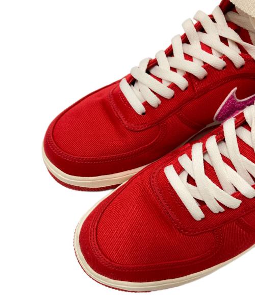 NIKE（ナイキ）NIKE (ナイキ) EMOTIONALLY UNAVAILABLE (エモーショナリー・アンアベイラブル) AIR FORCE 1 HIGH E.U レッド サイズ:28.5cmの古着・服飾アイテム