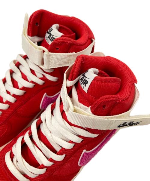 NIKE（ナイキ）NIKE (ナイキ) EMOTIONALLY UNAVAILABLE (エモーショナリー・アンアベイラブル) AIR FORCE 1 HIGH E.U レッド サイズ:28.5cmの古着・服飾アイテム